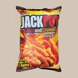 Jackpot Fiery and Crunchy Sticks Hot & Spicy