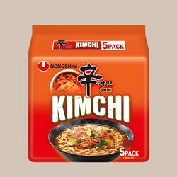 Nongshim Shin Kimchi Instant Noodles Pack of 5