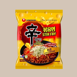 Nongshim Shin Ramyun Stir Fry Noodles Cheese