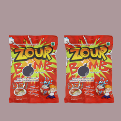 Zour Bomb Sour Candy Pack of 2