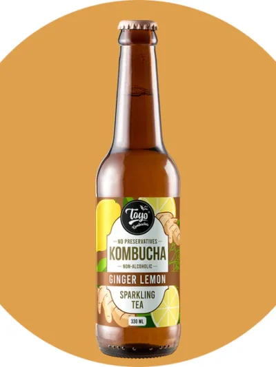 Ginger Lemon Kombucha