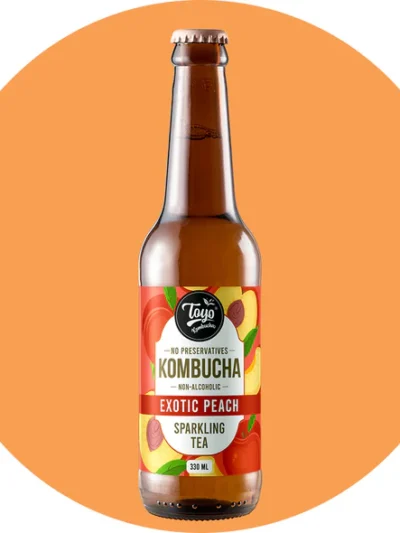 Exotic Peach Kombucha
