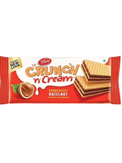 Tiffany Crunch 'n' Cream Crunchiest Cream Wafers - Hazelnut Flavored, 135 g