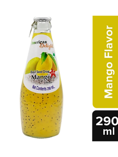 American Delight Basil Drink - Mango Flavored, 300 ml